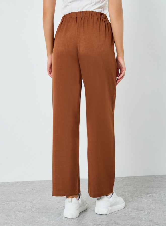 ستايلي بنطال بأرجل واسعة - Image 4